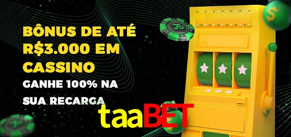 taabet melhor bônus de depósito